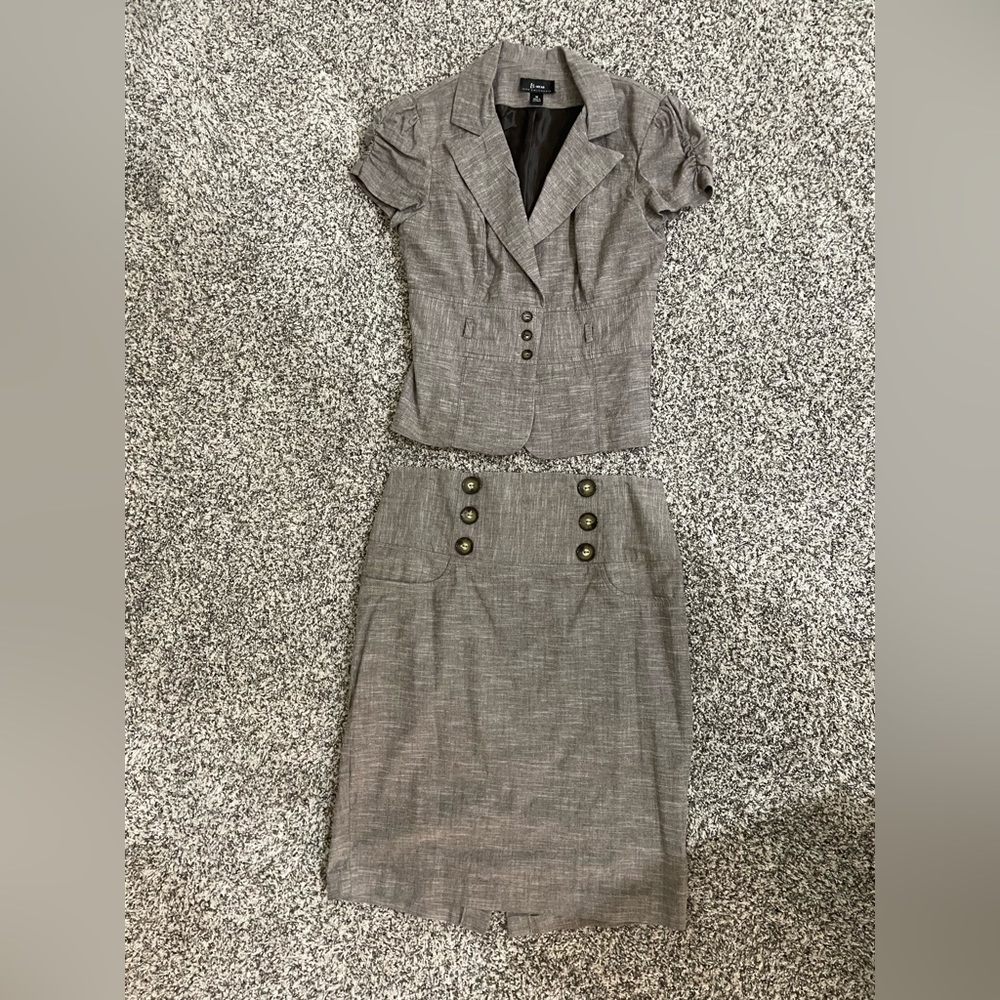 BWear Short Sleeve 2 Piece Dress Suit